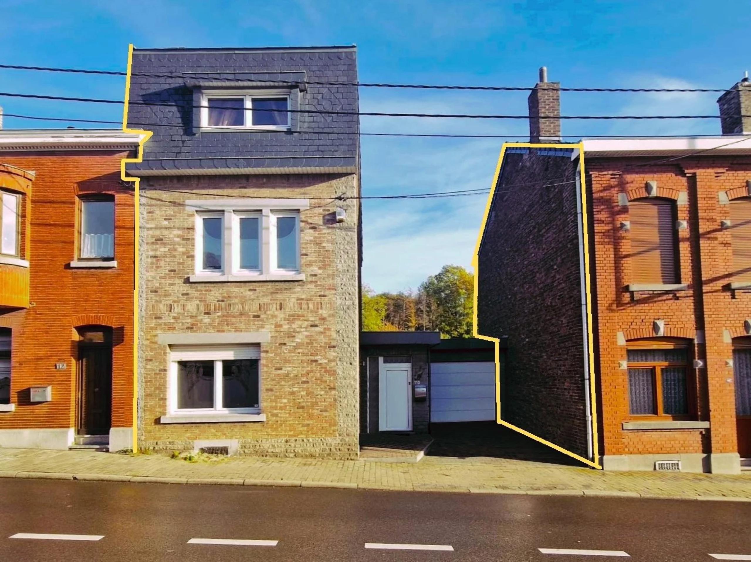 Maison semi mitoyenne, 3/4 Chambres, jardin, garage, parking