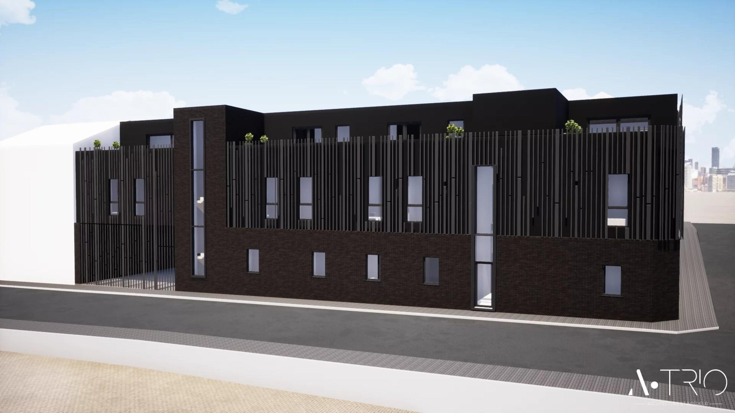 Immeuble gros œuvre fermé  comprenant 9 lots