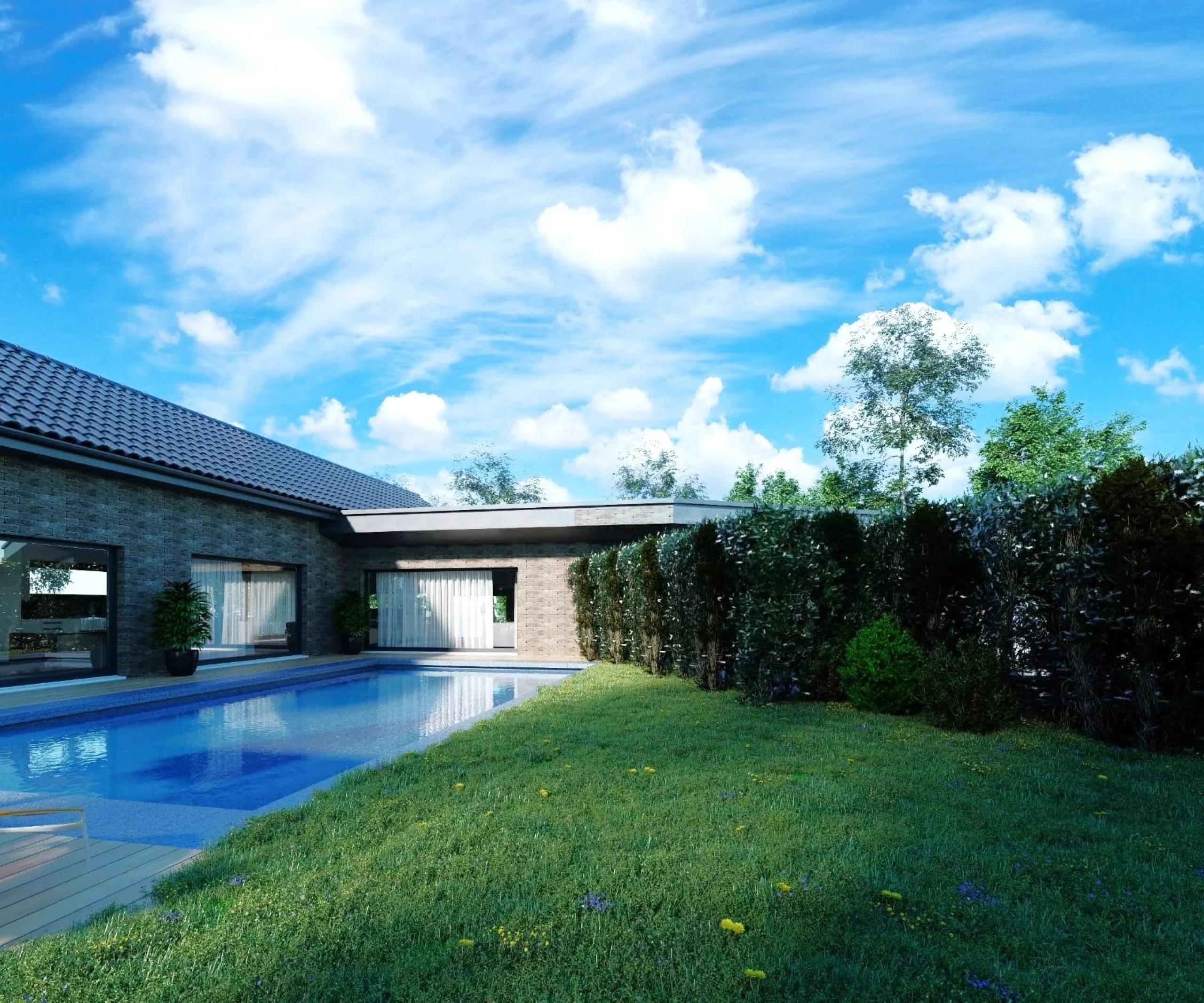 Superbe projet de type villa Américaine avec piscine