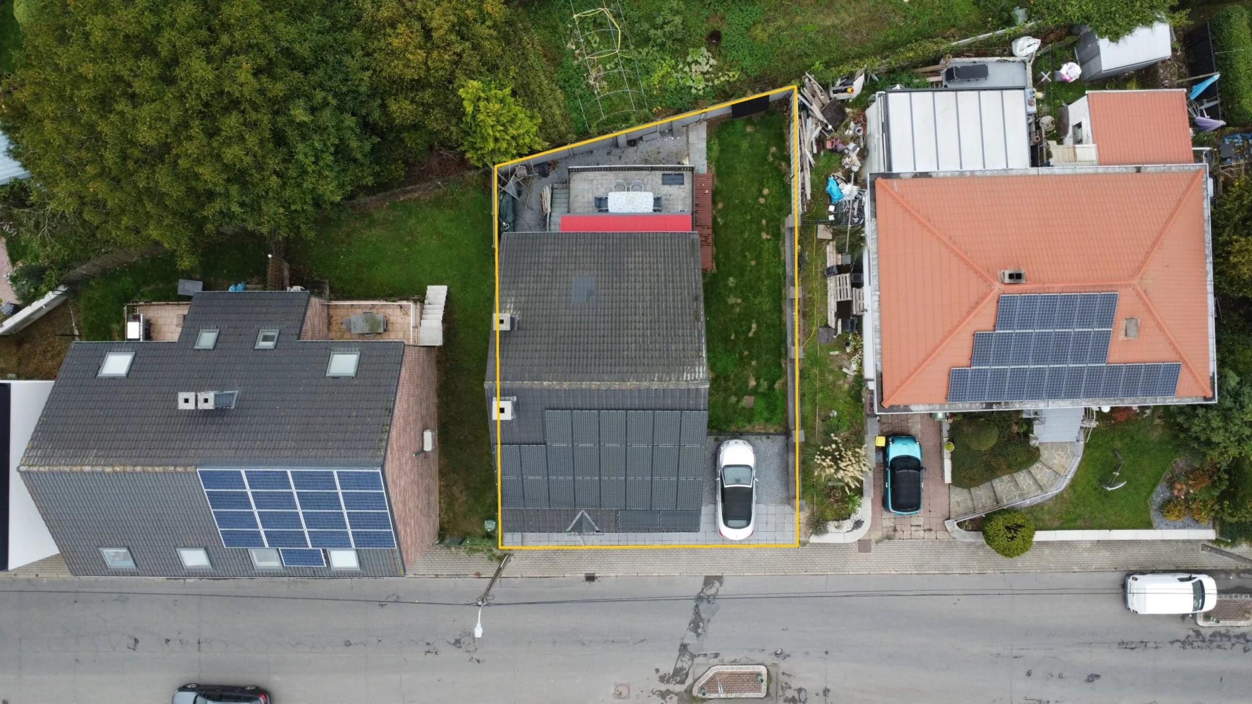 Maison 4 façades, 3/4 chambres, bureau, garage et jardin