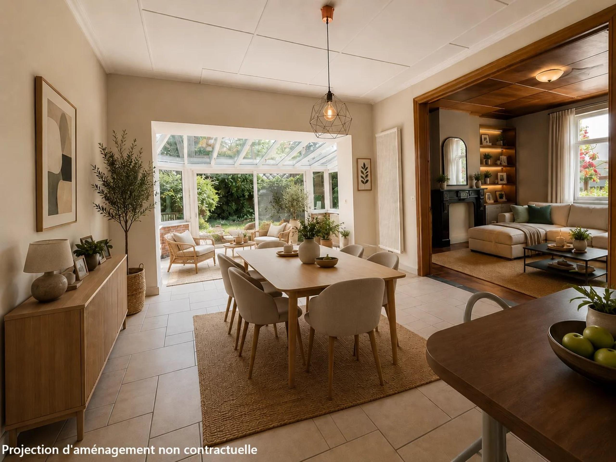 Charmante maison de maître 3 chambres, grenier aménageable, garage et jardin