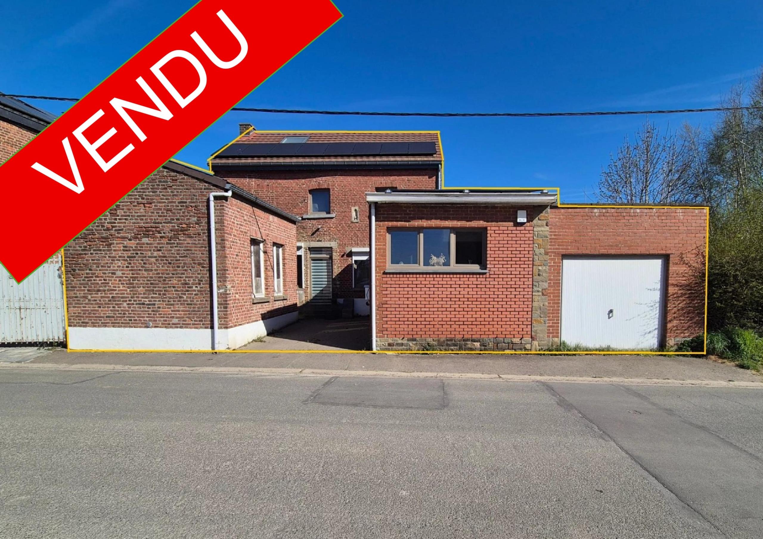 Eben-Emael : Maison 3 chambres avec garage.