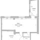 Appartement 1 chambre au rez-de-chaussée