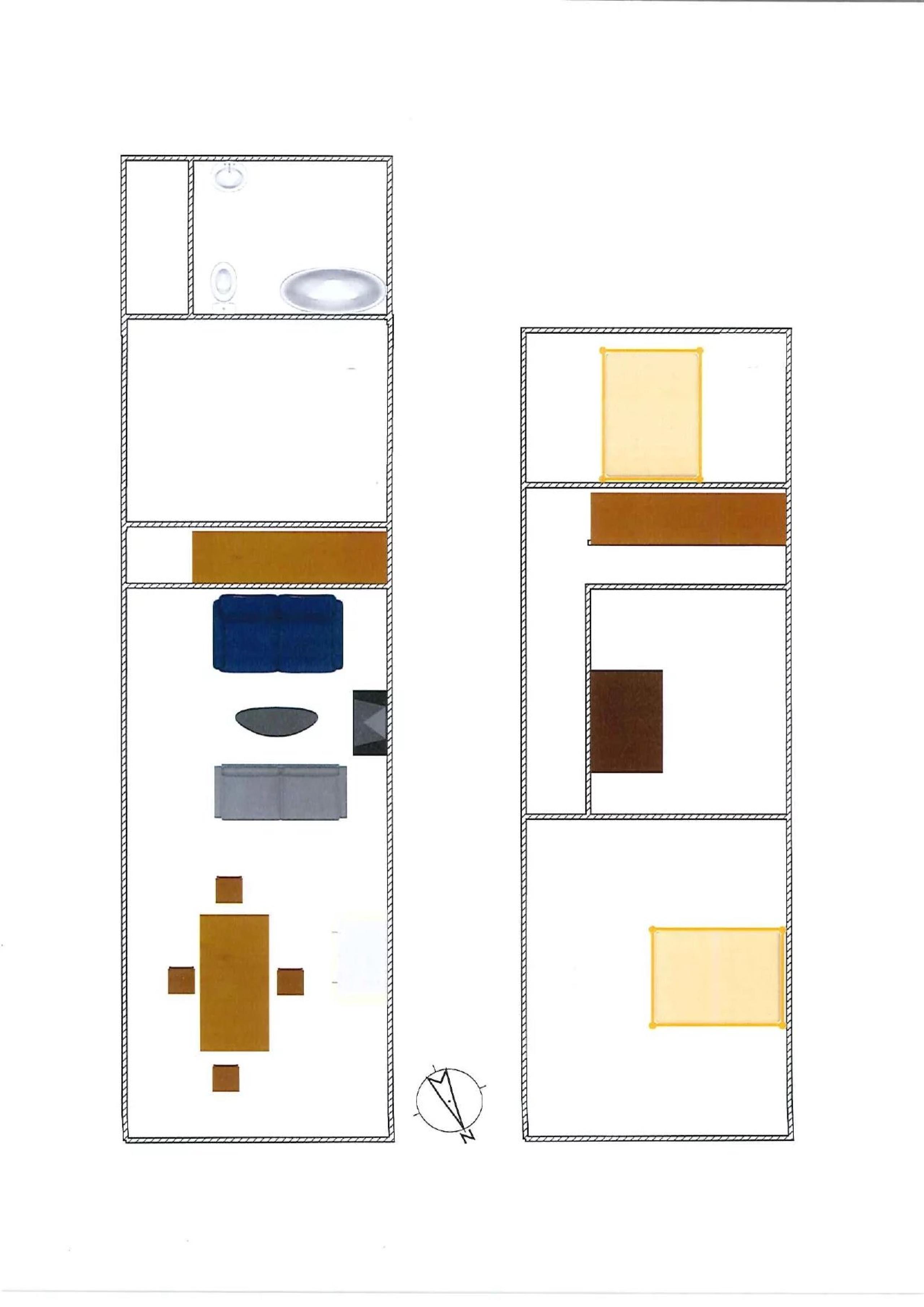 VENDU ! Lumineuse maison 2/3 chambres et cour.