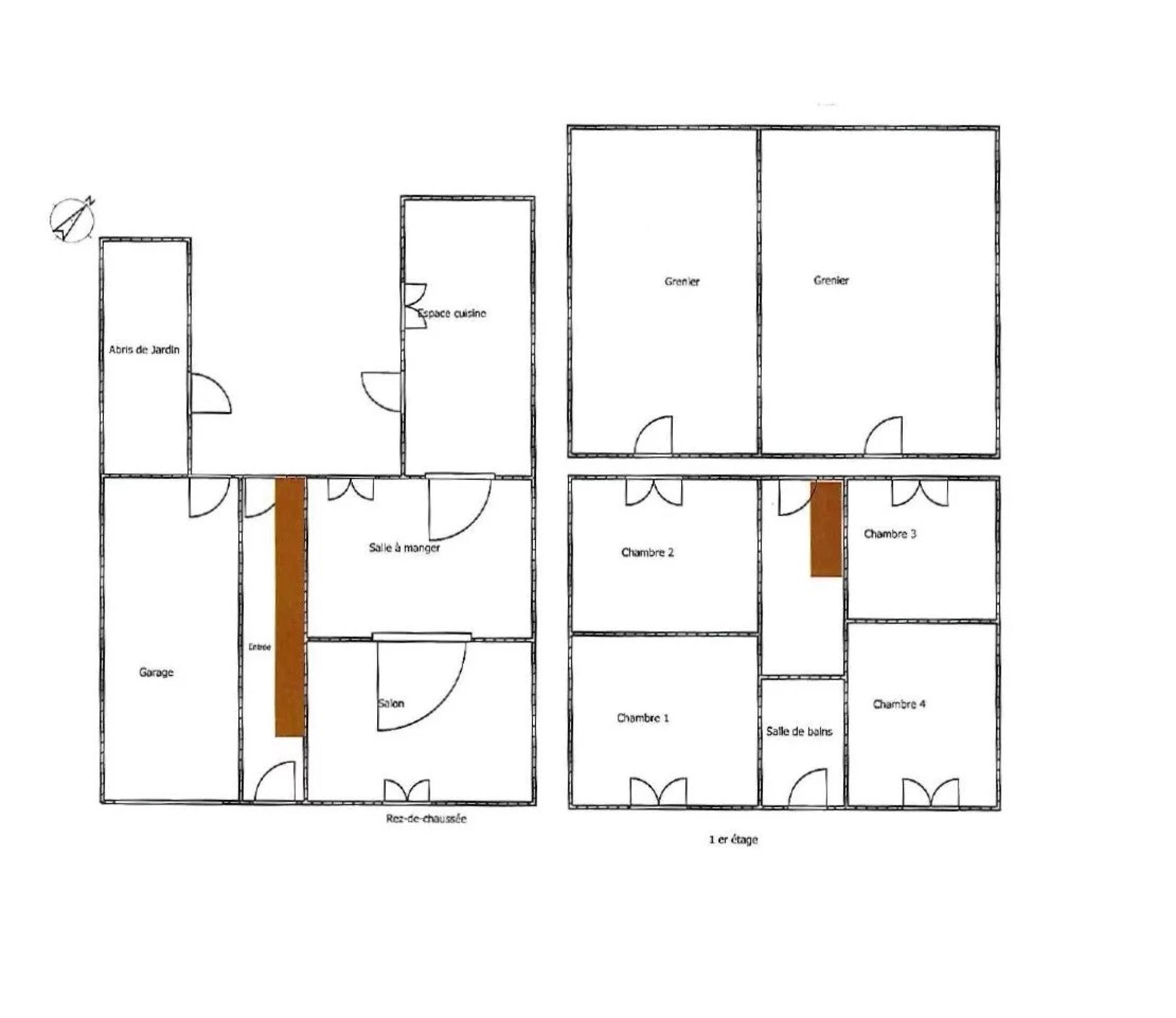 VENDU ! Maison 4 chambres, garage, jardin