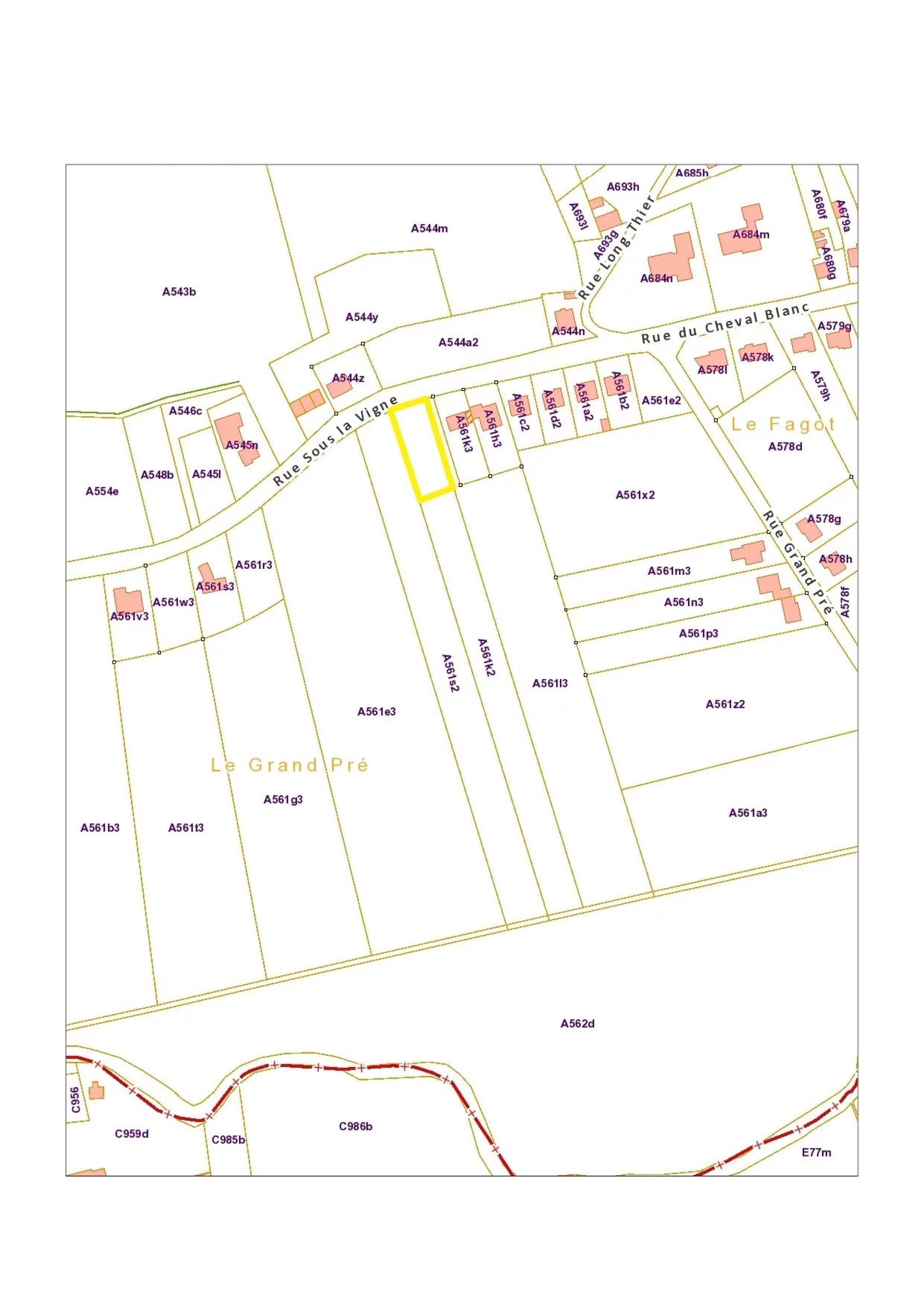 Option ! Jolie parcelle de terrain plat de +/- 943 m²