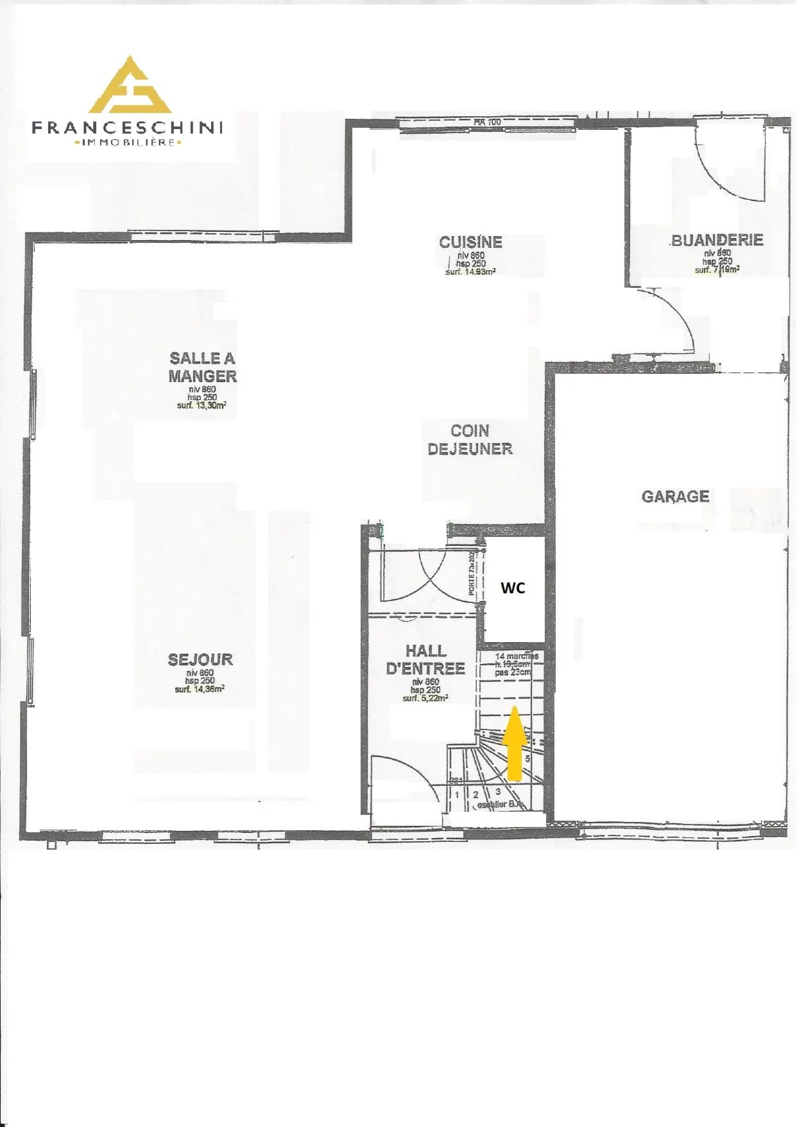 OPTION ! Villa 3 façades, 4 chambres et garage