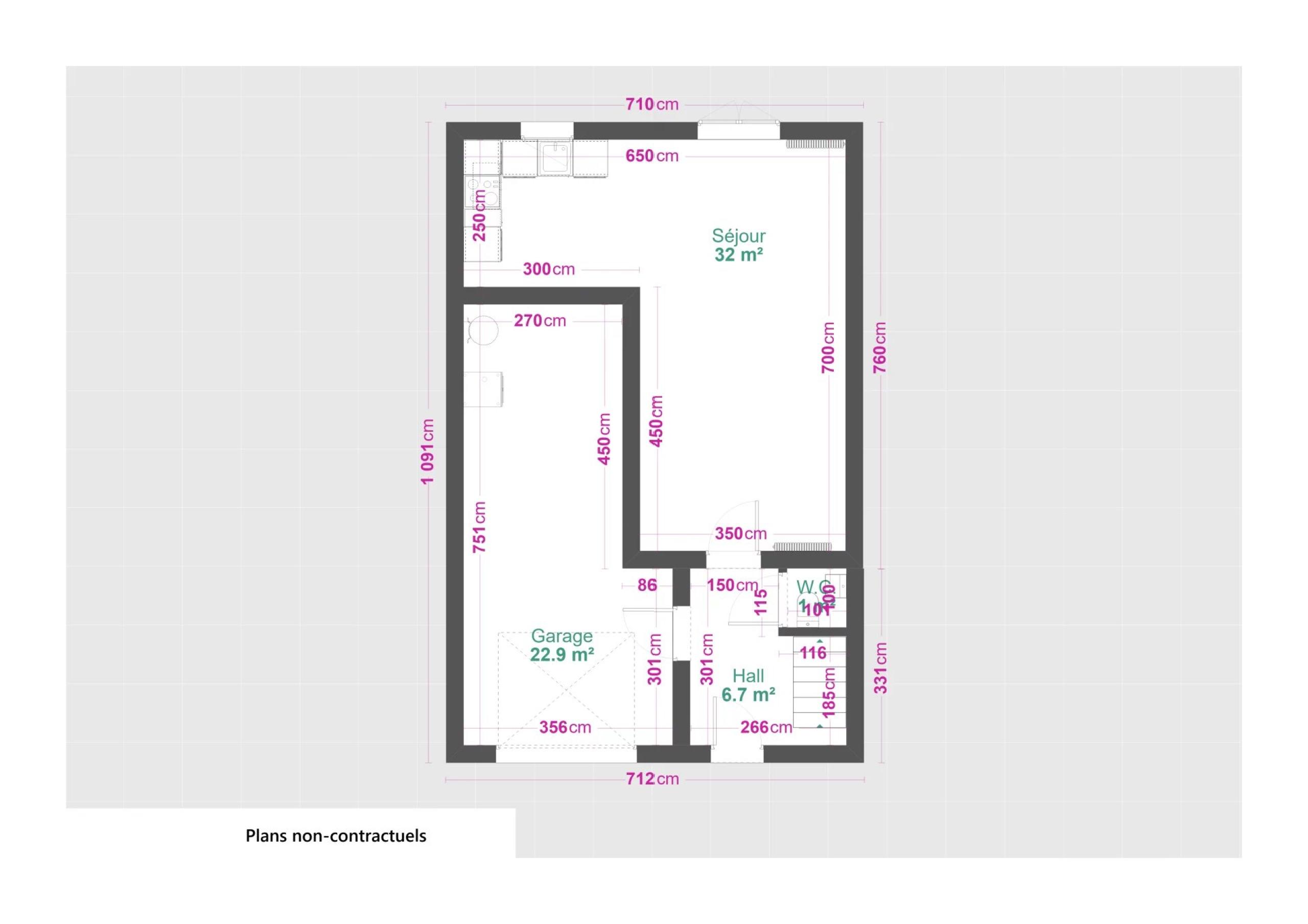 Vendu ! Maison 3 chambres, bureau/dressing et jardin