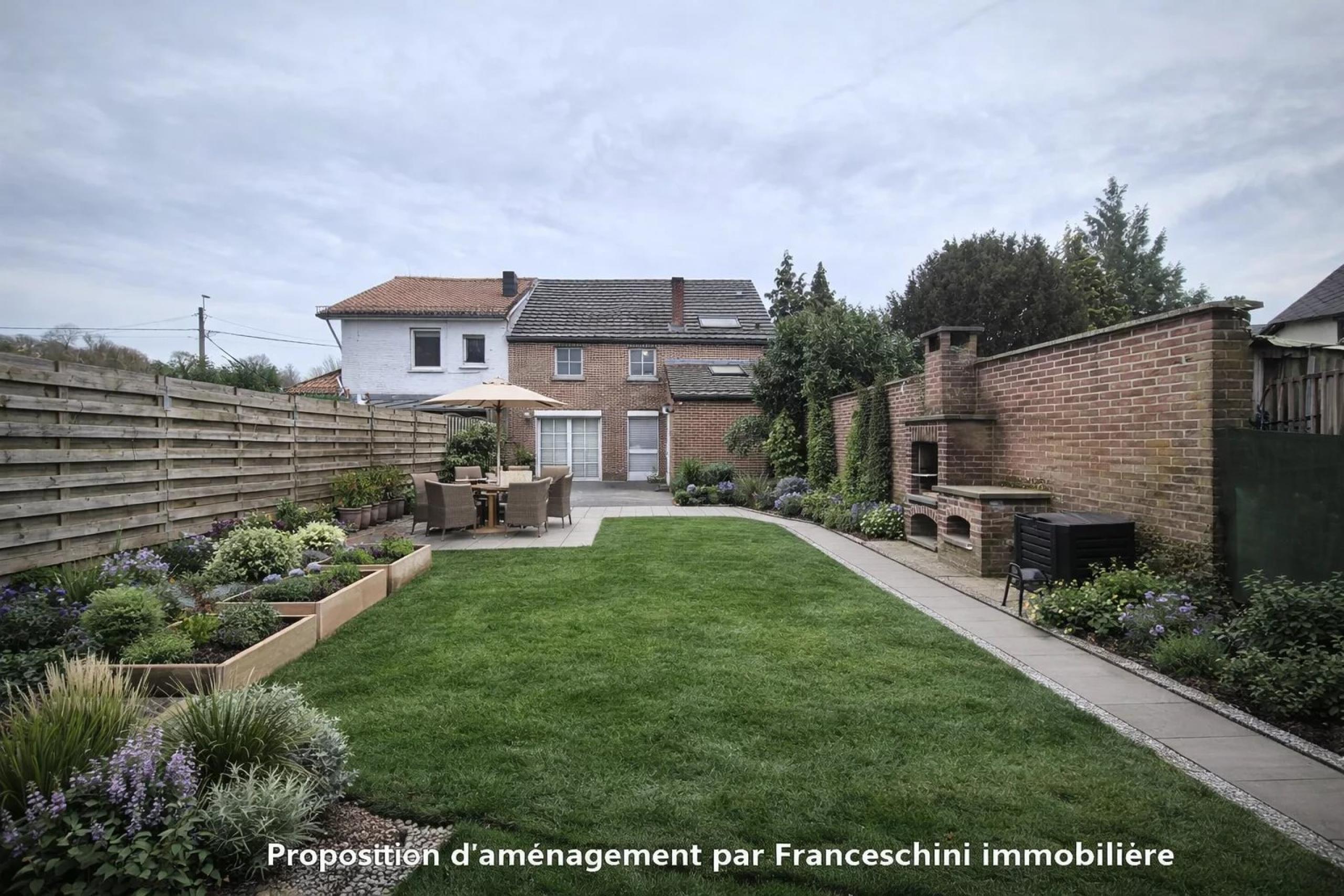 Maison 3 chambres avec terrasse et jardin