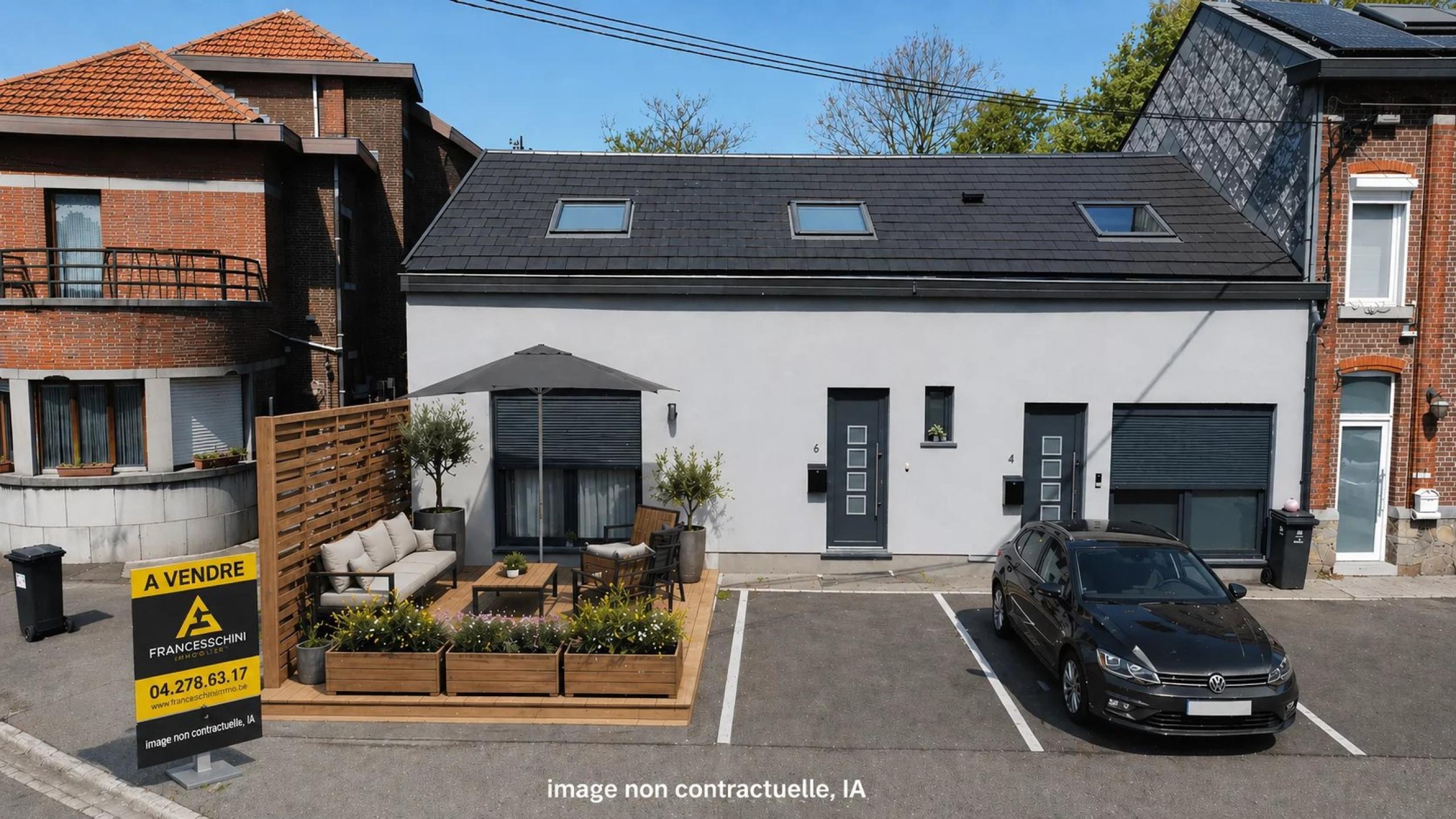 BOIRS - Maison 3 façades, 2 chambres, en très bon état