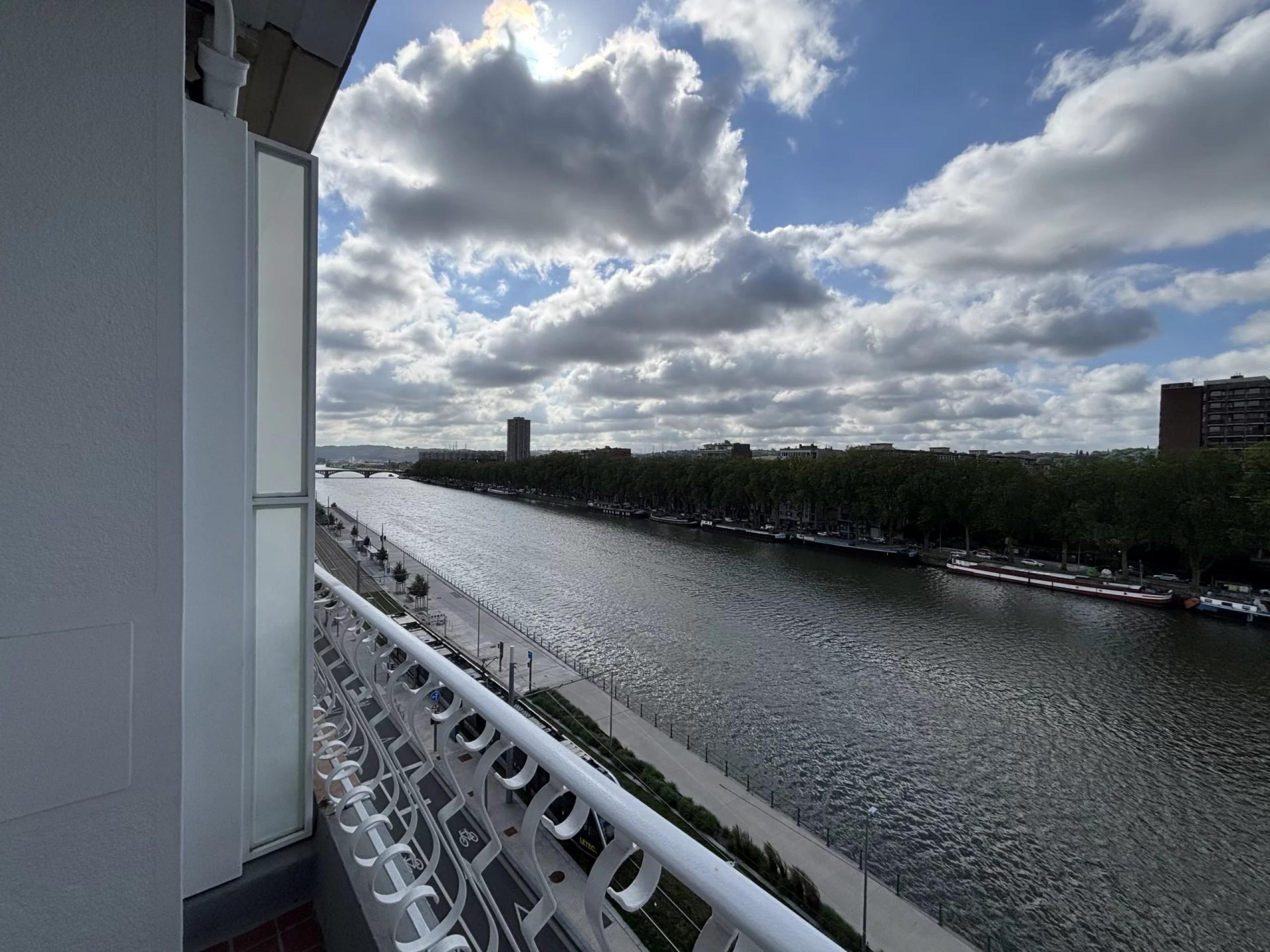 Magnifique appartement dans le quartier Saint-Léonard. en bord de Meuse. 3 chambres. 2 balcons et cave