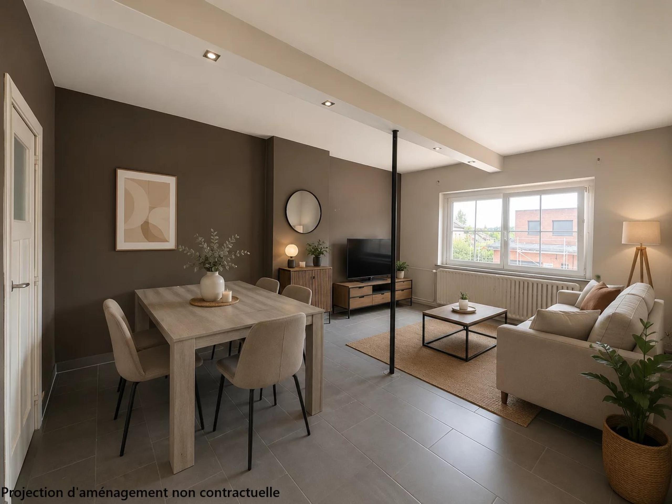 Appartement 2 chambres avec cave