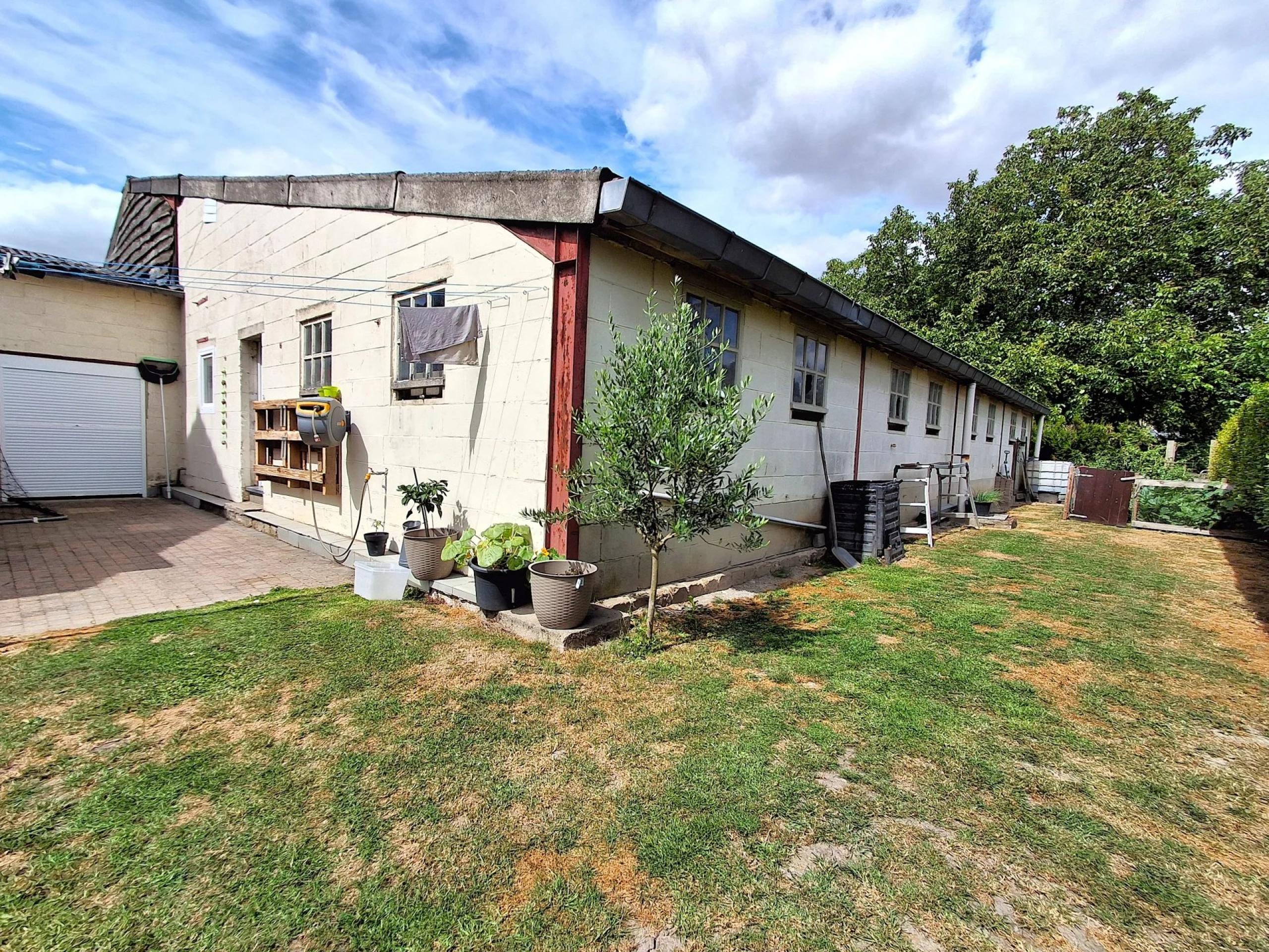 BOIRS: Maison 4 chambres avec jardin et ENTREPÔT de+- 165m²